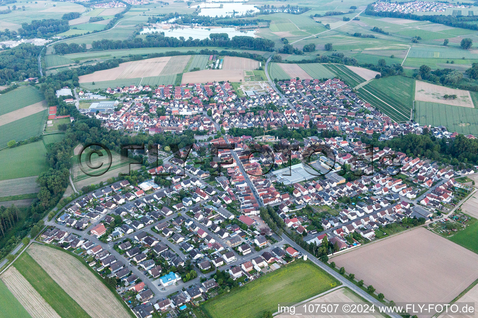 Photographie aérienne de Kuhardt dans le département Rhénanie-Palatinat, Allemagne