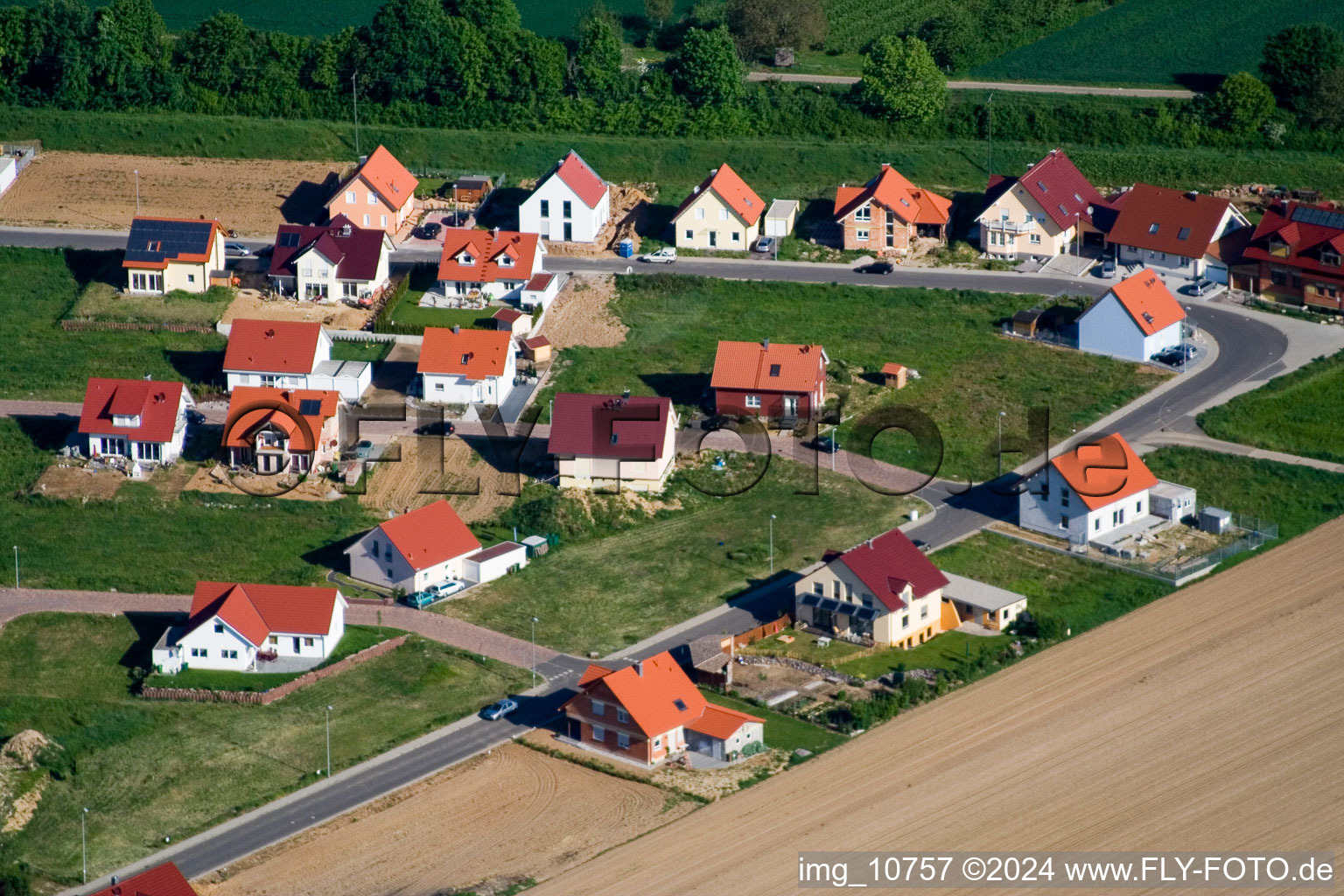 Image drone de Quartier Schaidt in Wörth am Rhein dans le département Rhénanie-Palatinat, Allemagne