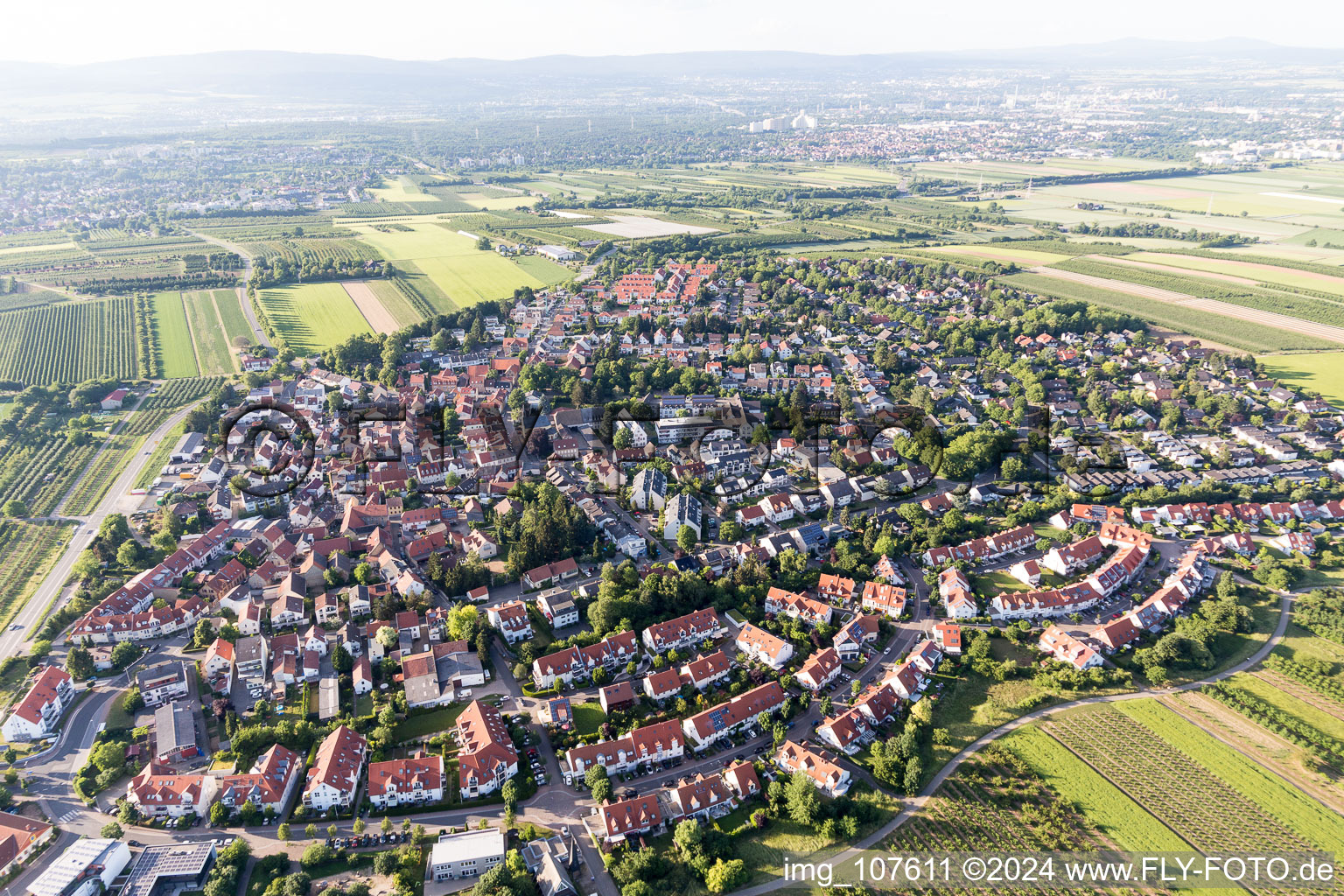 Vue aérienne de Quartier Drais in Mainz dans le département Rhénanie-Palatinat, Allemagne