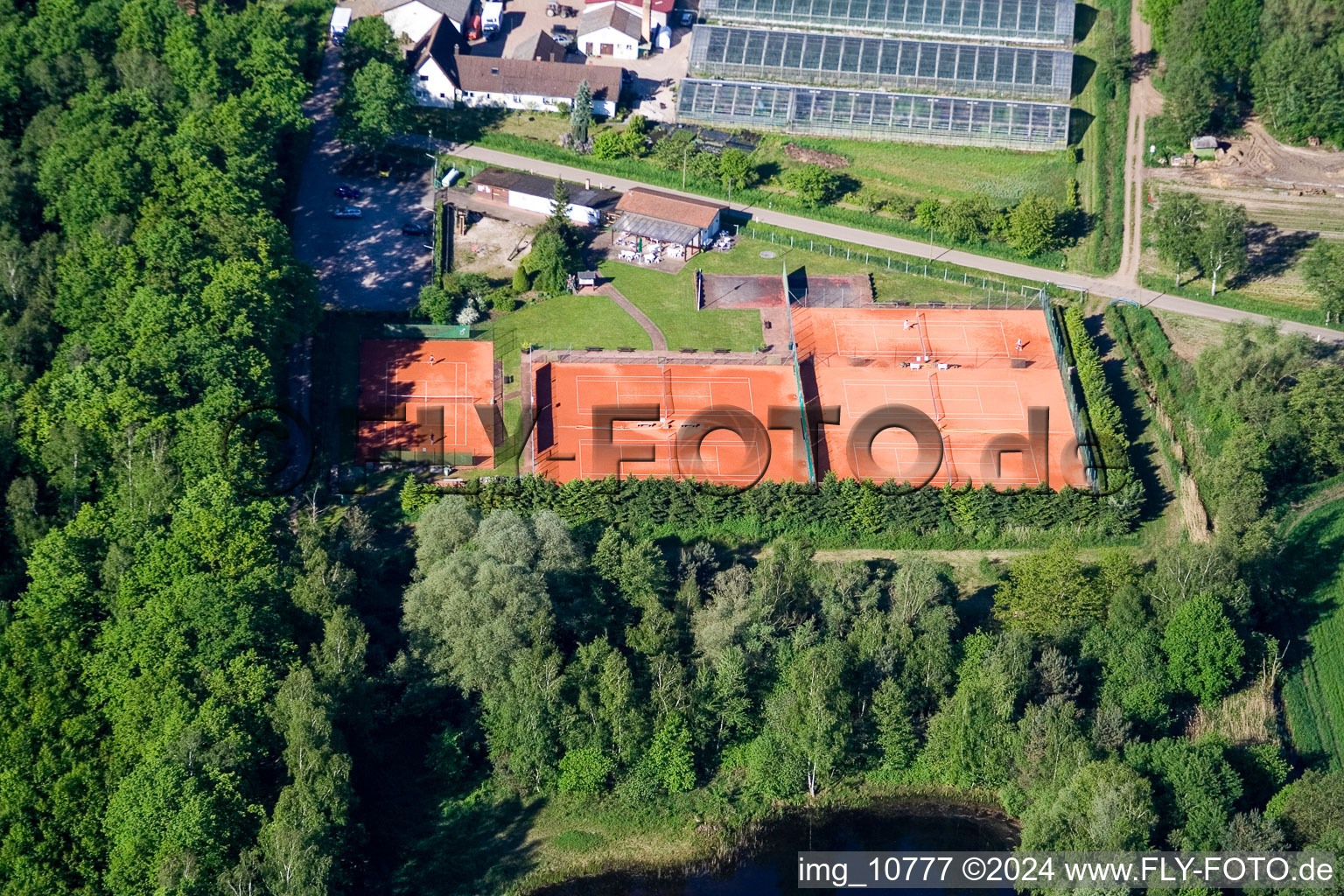 Vue oblique de Kleinsteinfeld à Steinfeld dans le département Rhénanie-Palatinat, Allemagne