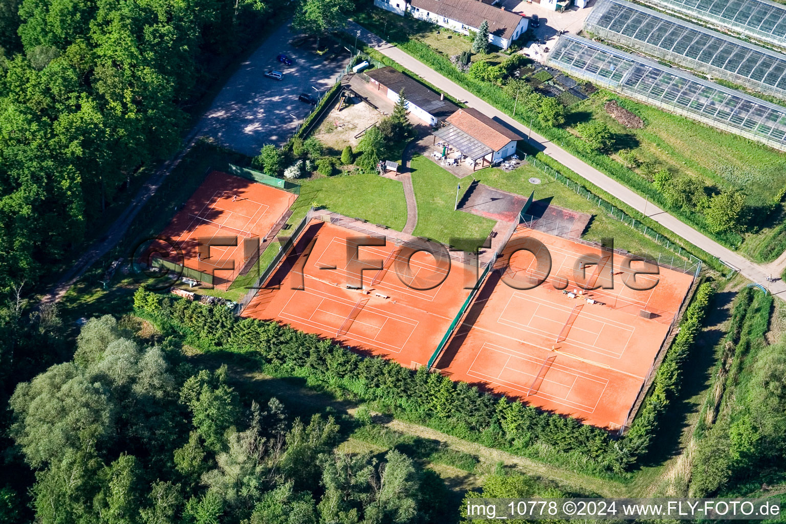 Kleinsteinfeld à Steinfeld dans le département Rhénanie-Palatinat, Allemagne d'en haut