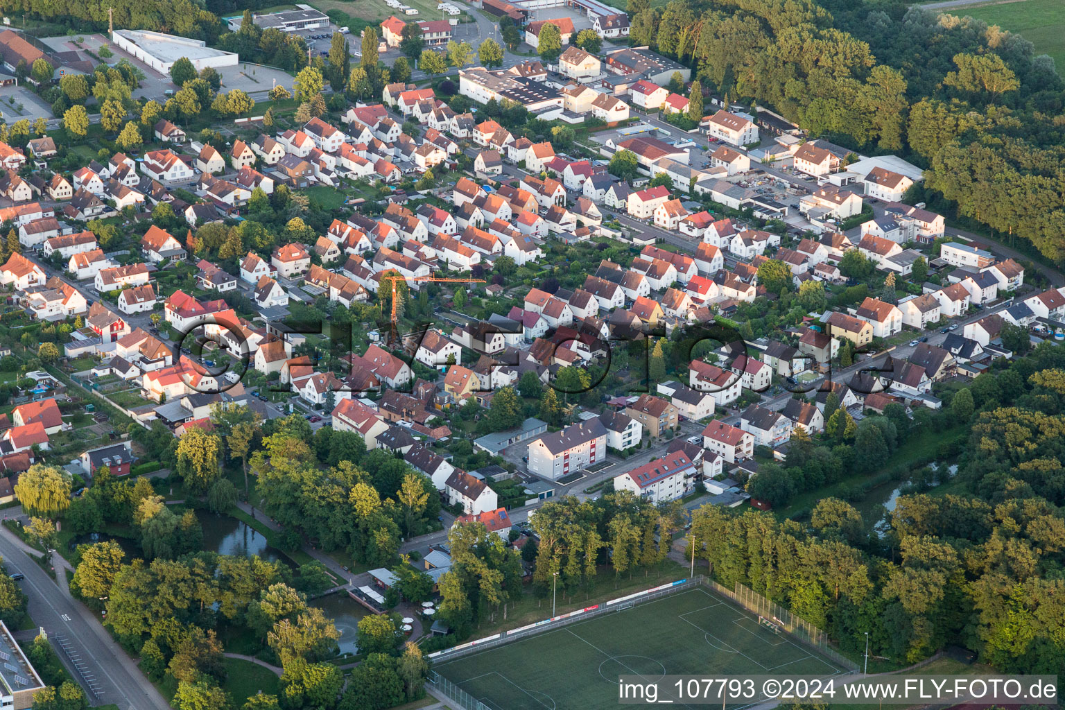 Image drone de Règlement à Kandel dans le département Rhénanie-Palatinat, Allemagne