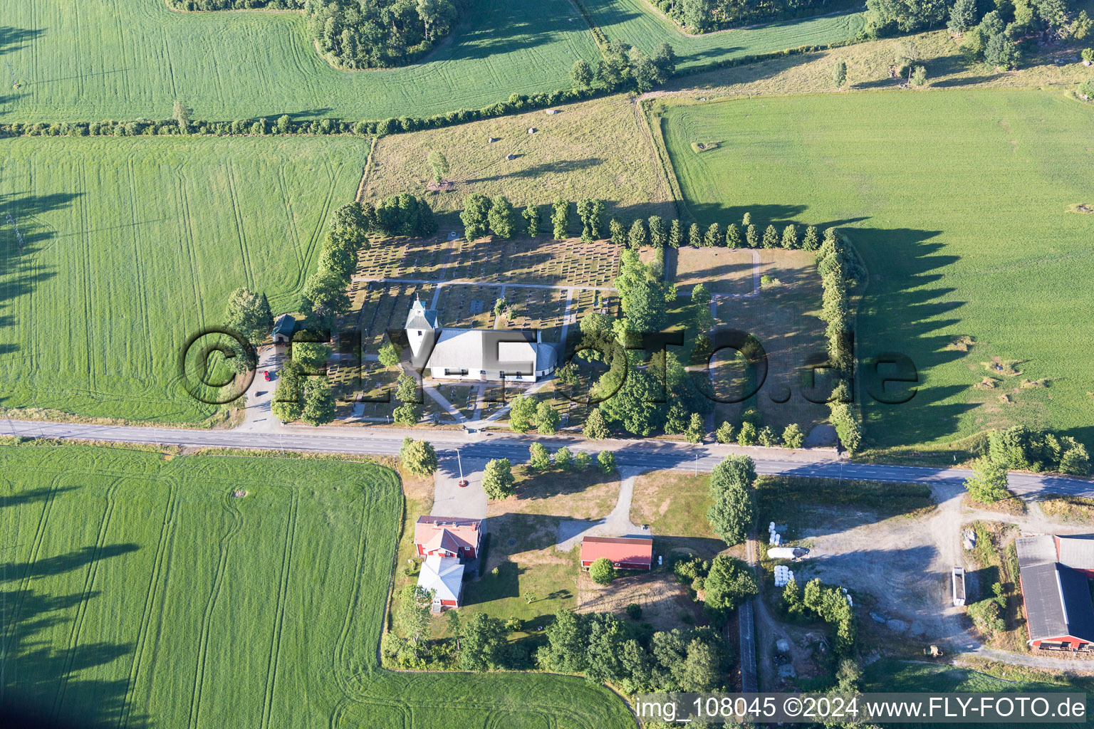 Skatelöv dans le département Kronoberg, Suède d'en haut