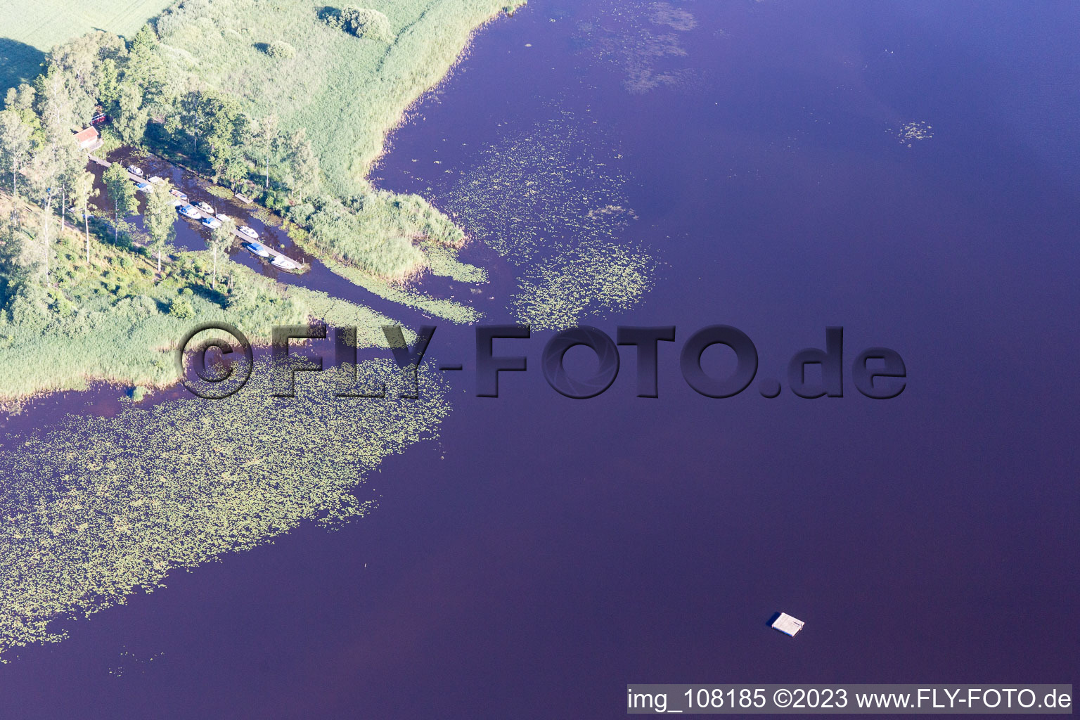Enregistrement par drone de Torne dans le département Kronoberg, Suède