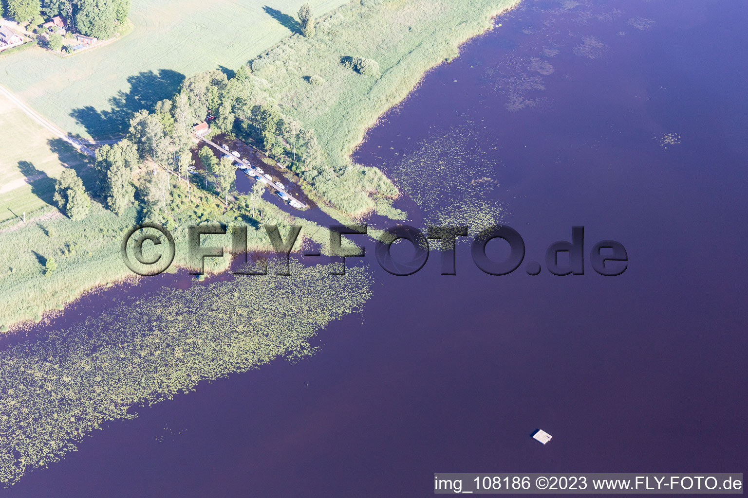 Image drone de Torne dans le département Kronoberg, Suède