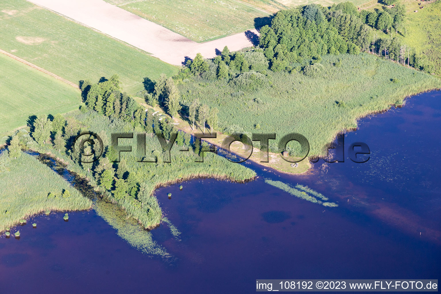 Photographie aérienne de Hunna dans le département Kronoberg, Suède