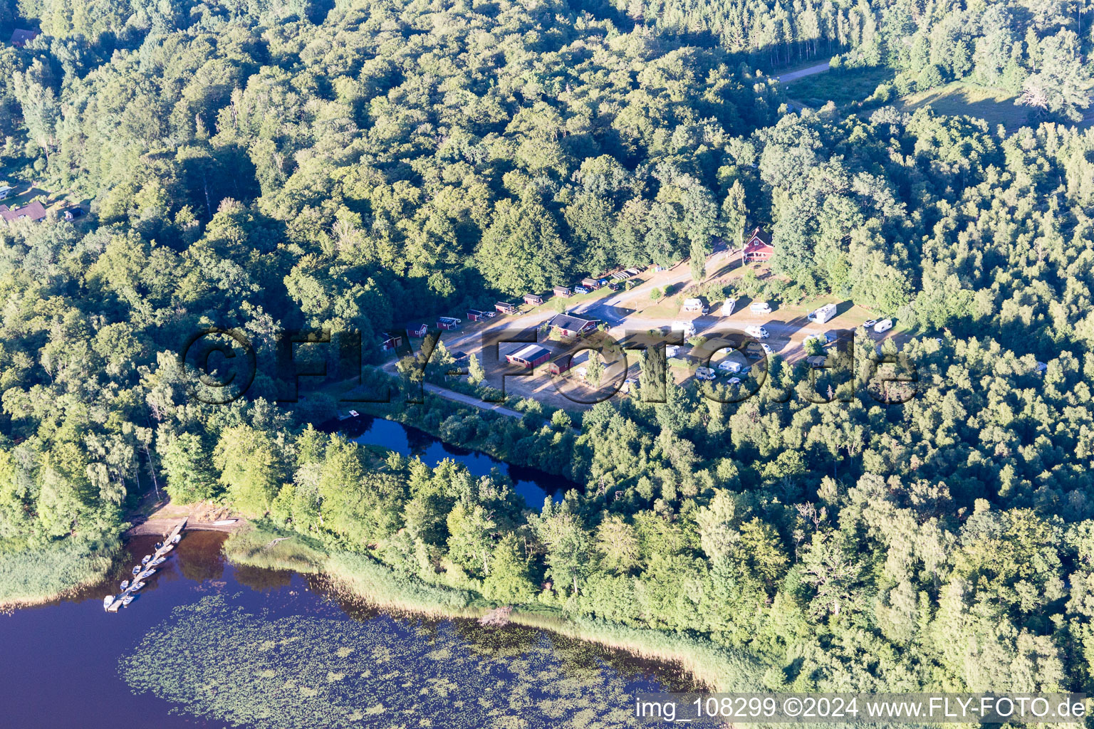 Torne dans le département Kronoberg, Suède d'en haut