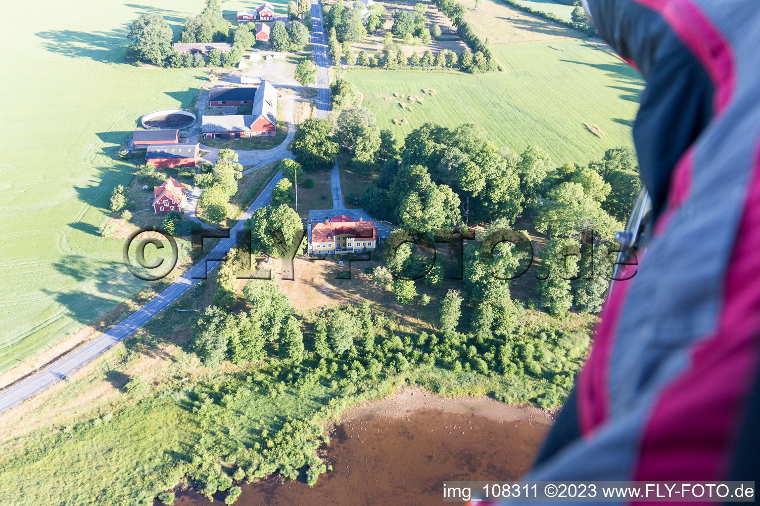 Image drone de Skatelöv dans le département Kronoberg, Suède