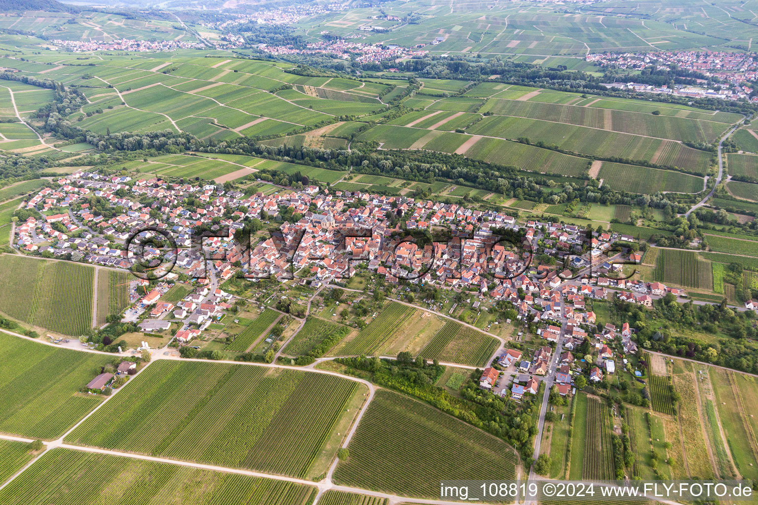 Quartier Wollmesheim in Landau in der Pfalz dans le département Rhénanie-Palatinat, Allemagne depuis l'avion