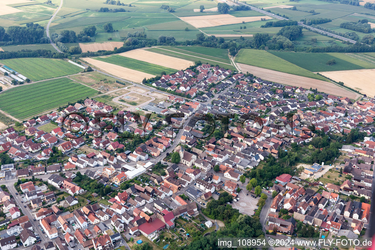 Kuhardt dans le département Rhénanie-Palatinat, Allemagne d'en haut