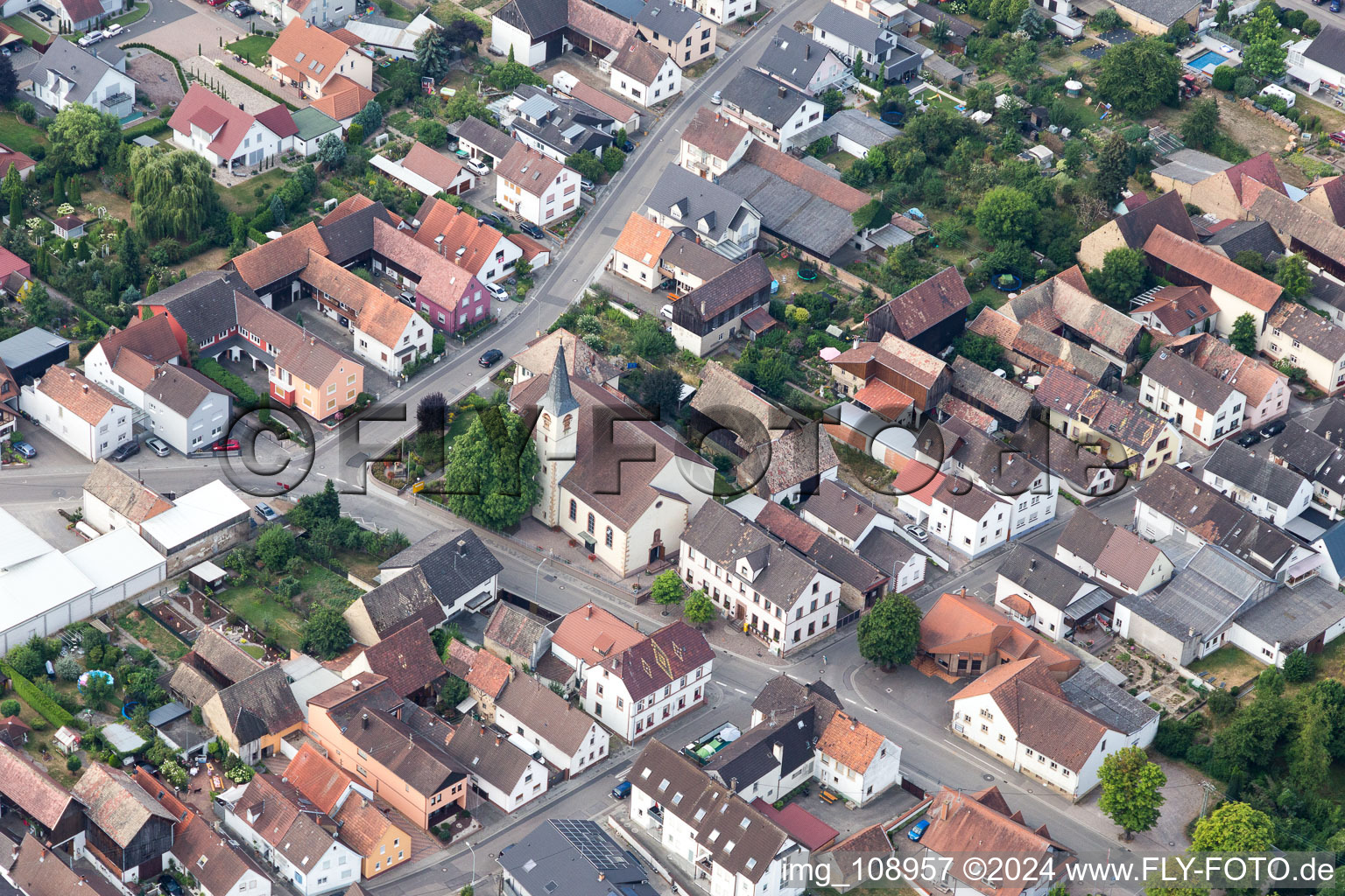 Kuhardt dans le département Rhénanie-Palatinat, Allemagne vue d'en haut