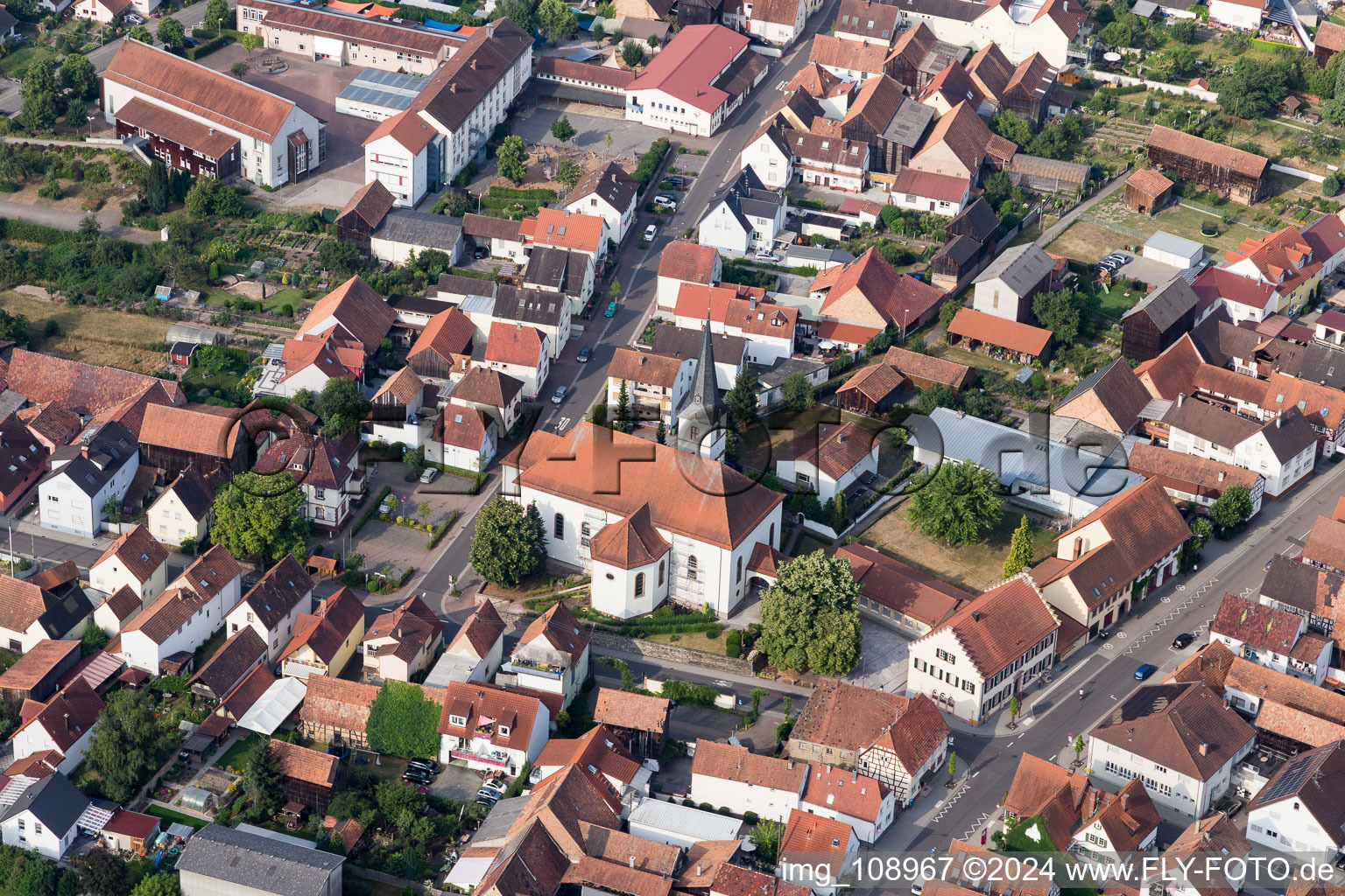 Hatzenbühl dans le département Rhénanie-Palatinat, Allemagne d'en haut