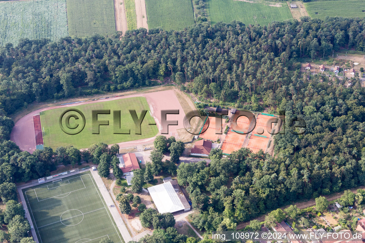 Hatzenbühl dans le département Rhénanie-Palatinat, Allemagne vue du ciel