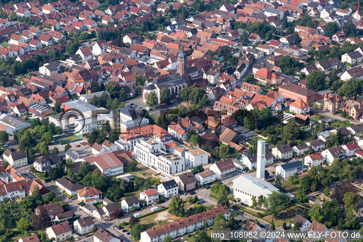 Image drone de Kandel dans le département Rhénanie-Palatinat, Allemagne