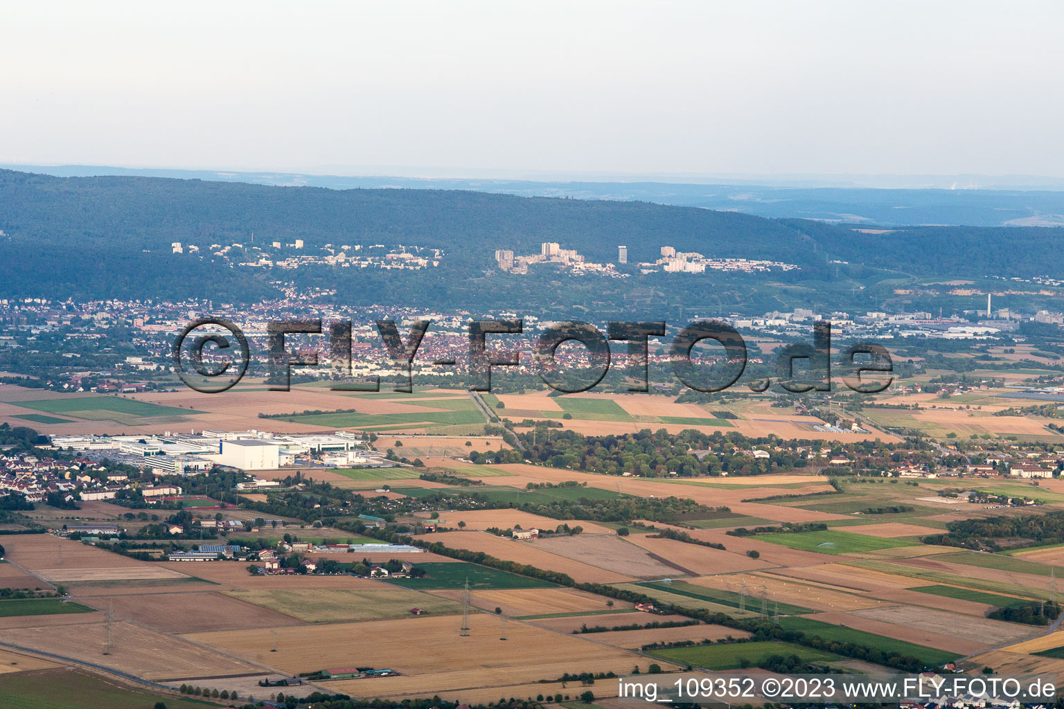 Vue aérienne de Quartier Kirchheim in Heidelberg dans le département Bade-Wurtemberg, Allemagne