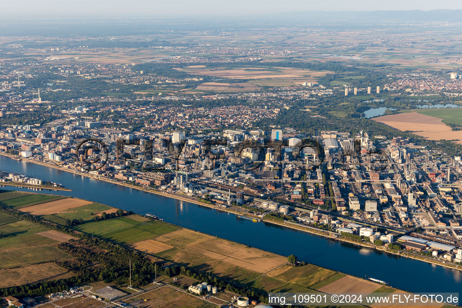 Enregistrement par drone de Quartier BASF in Ludwigshafen am Rhein dans le département Rhénanie-Palatinat, Allemagne