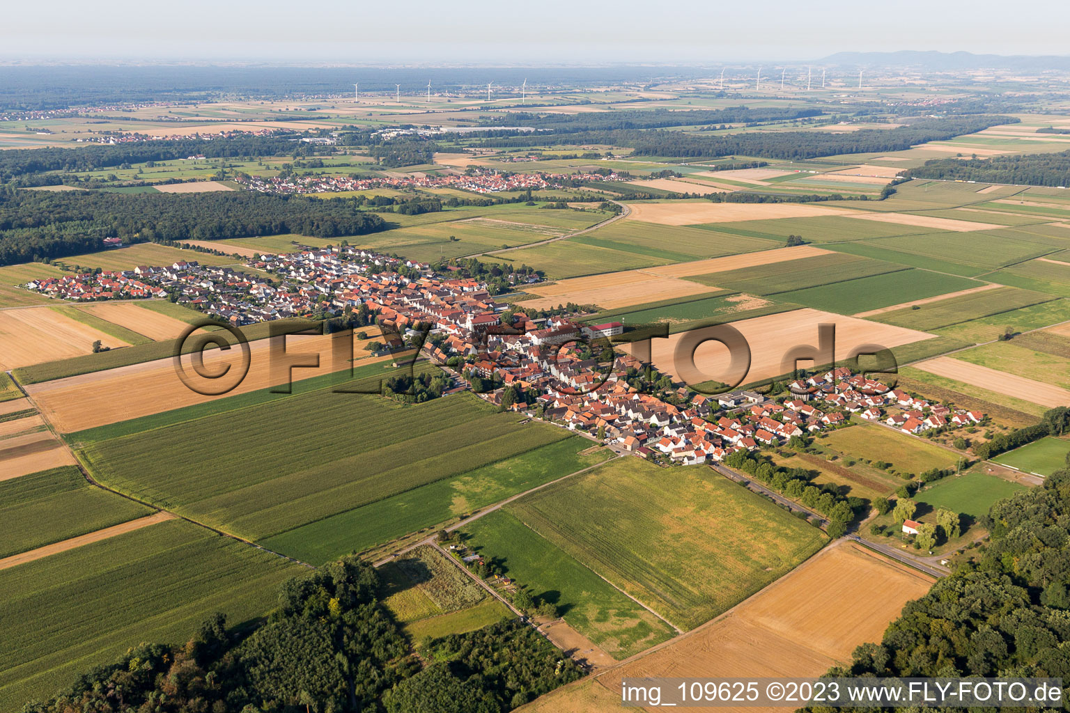 Quartier Hayna in Herxheim bei Landau dans le département Rhénanie-Palatinat, Allemagne d'un drone