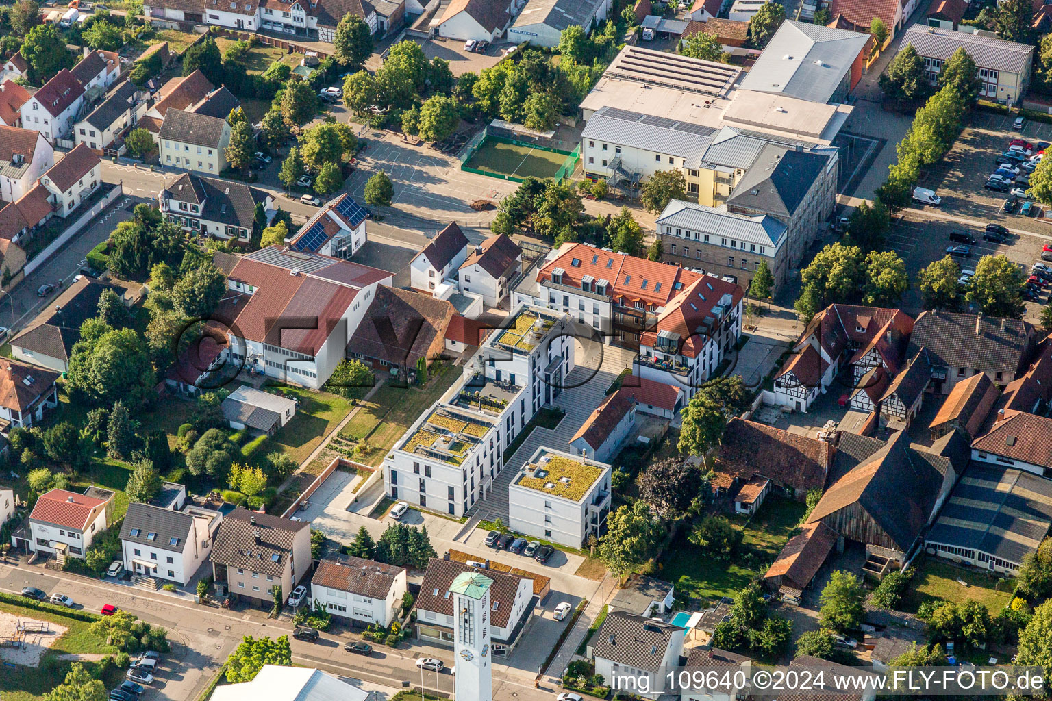 Kandel dans le département Rhénanie-Palatinat, Allemagne d'en haut