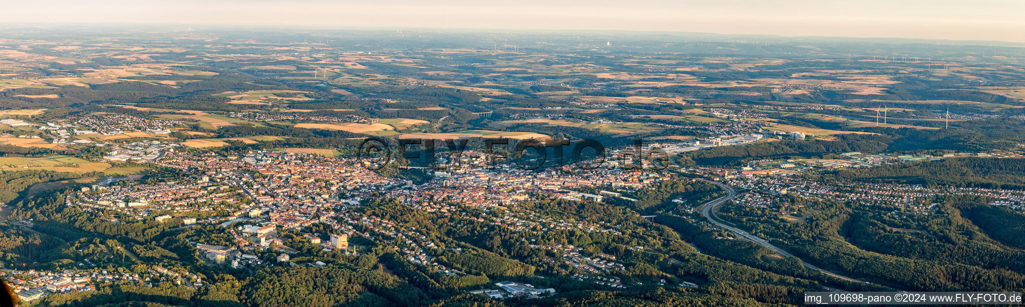 Photographie aérienne de Panorama à Lemberg dans le département Rhénanie-Palatinat, Allemagne