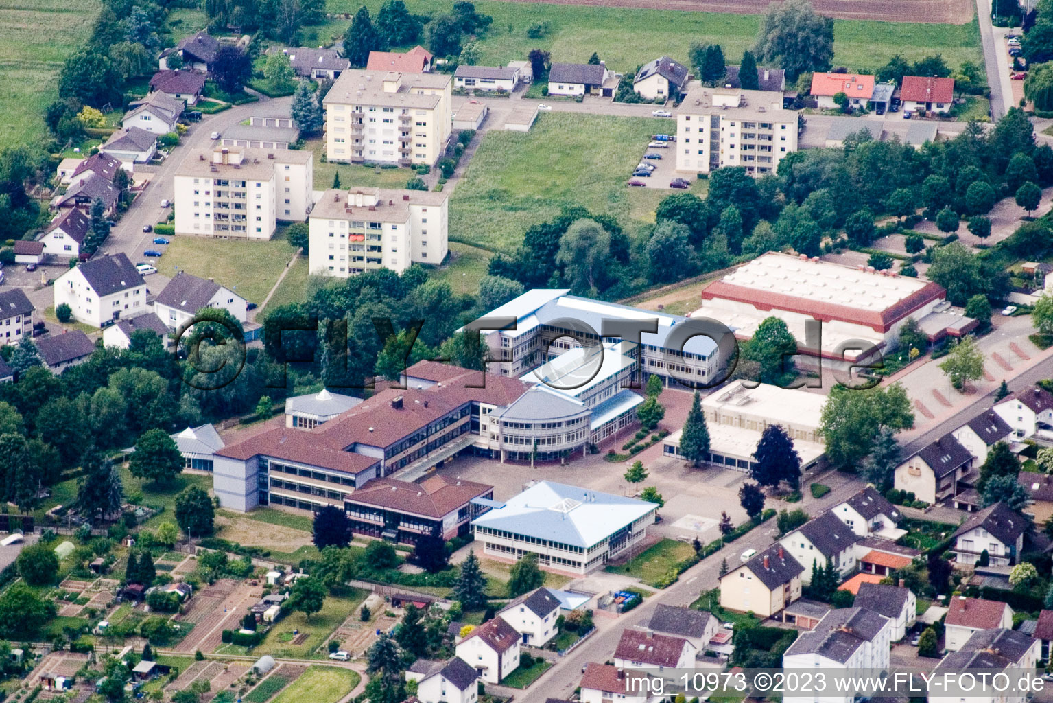 Photographie aérienne de Zone commerciale Est à le quartier Herxheim in Herxheim bei Landau dans le département Rhénanie-Palatinat, Allemagne