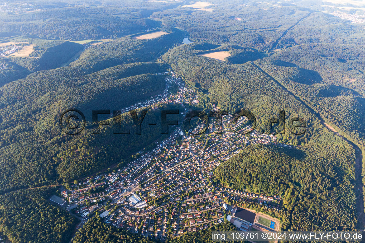 Vue aérienne de Quartier Hohenecken in Kaiserslautern dans le département Rhénanie-Palatinat, Allemagne