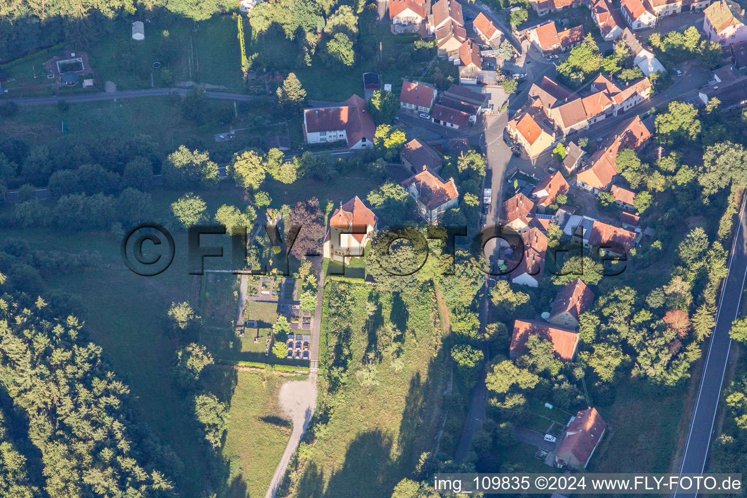 Photographie aérienne de Rathskirchen dans le département Rhénanie-Palatinat, Allemagne