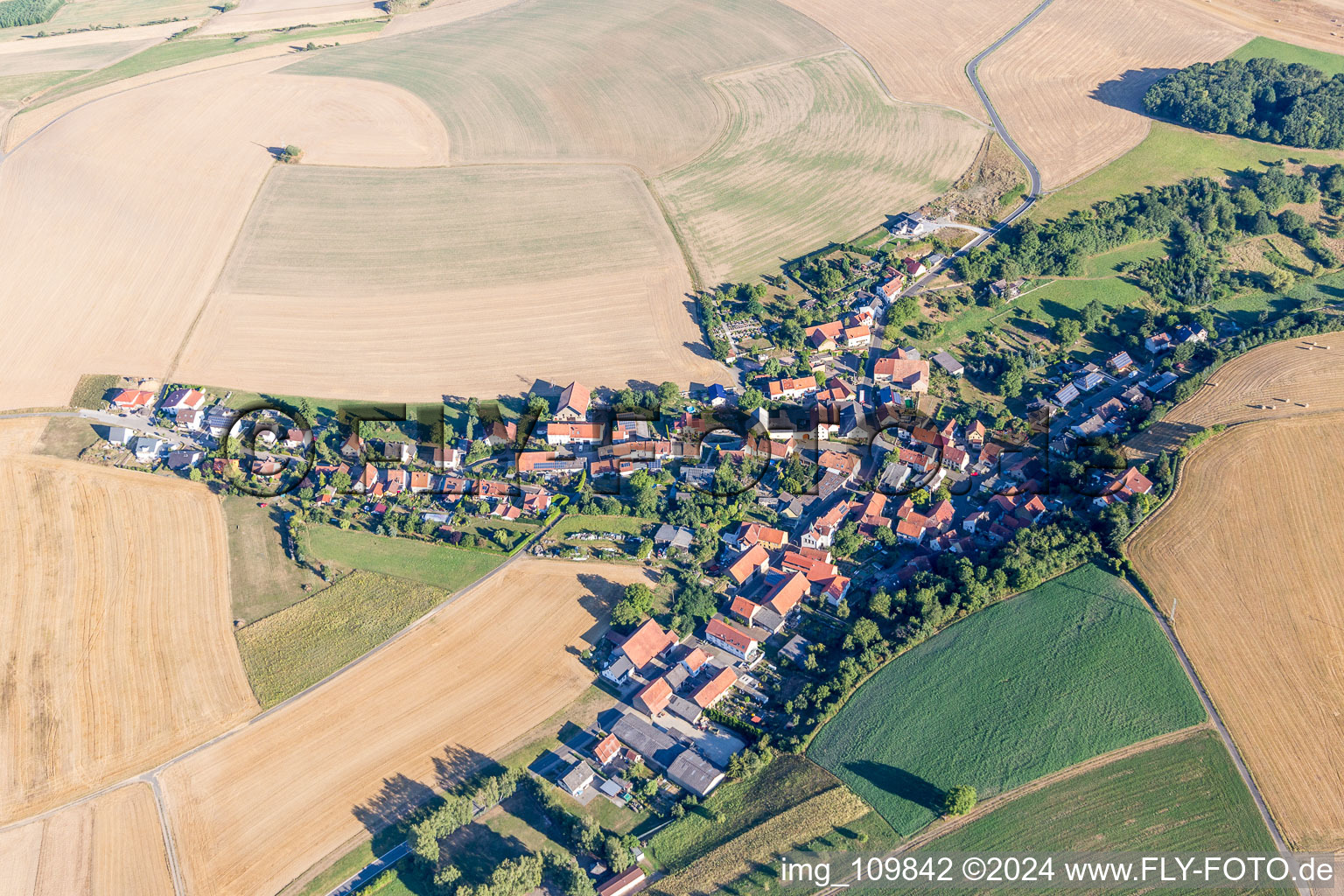 Vue aérienne de Roth dans le département Rhénanie-Palatinat, Allemagne