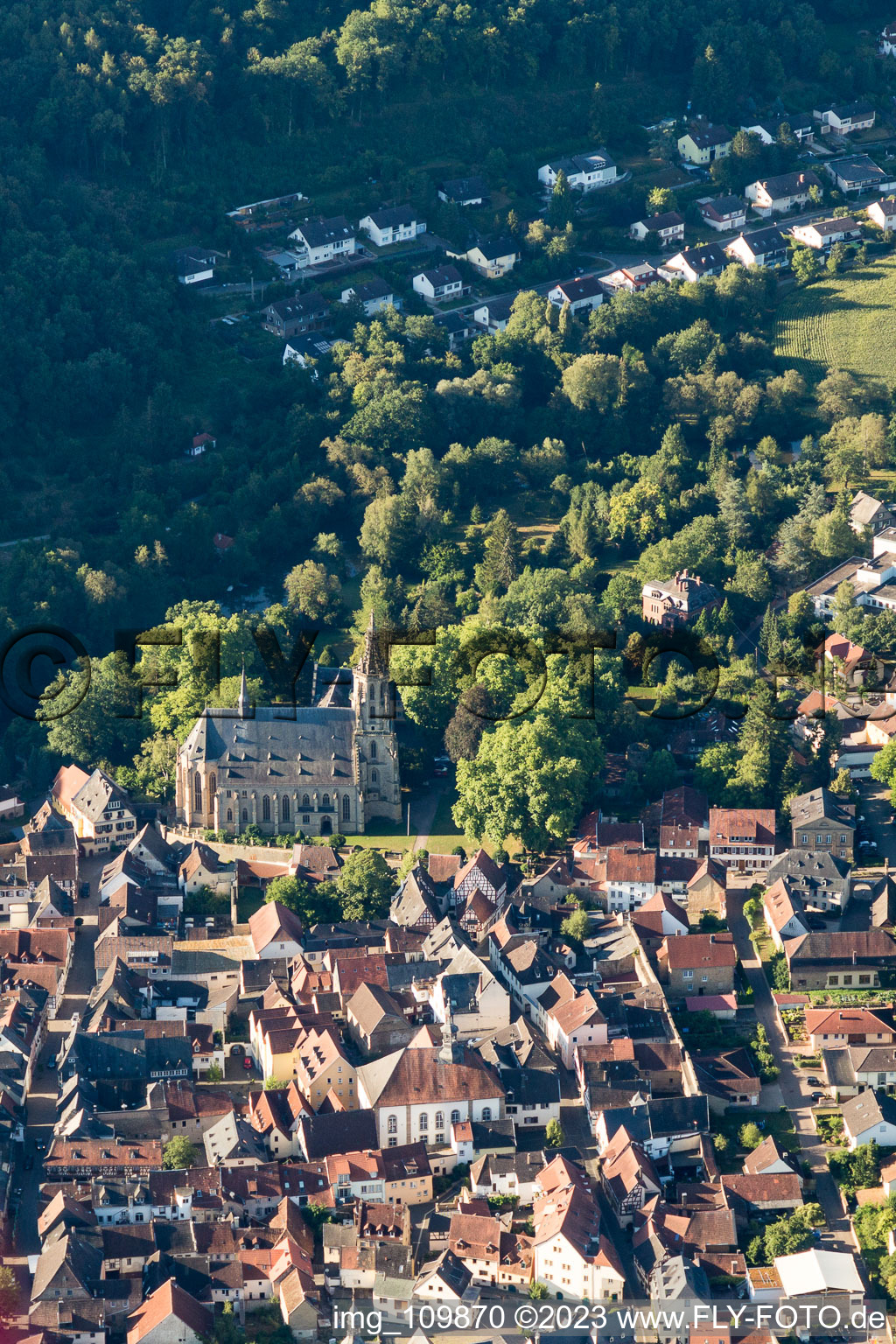 Image drone de Meisenheim dans le département Rhénanie-Palatinat, Allemagne