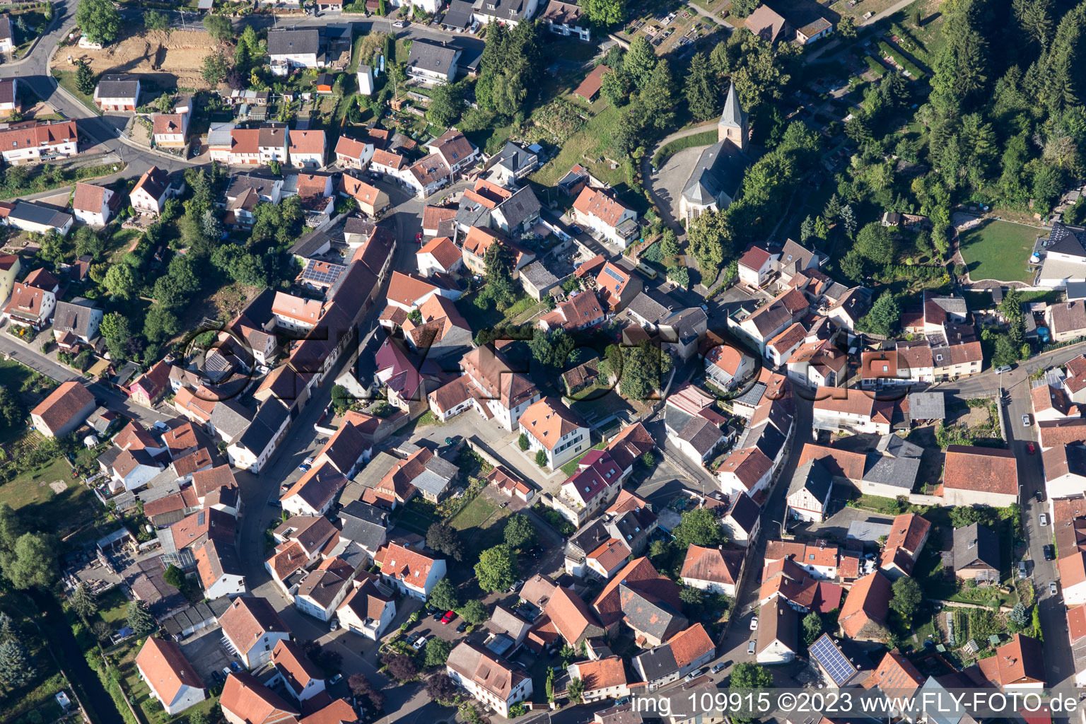 Photographie aérienne de Alsenz dans le département Rhénanie-Palatinat, Allemagne