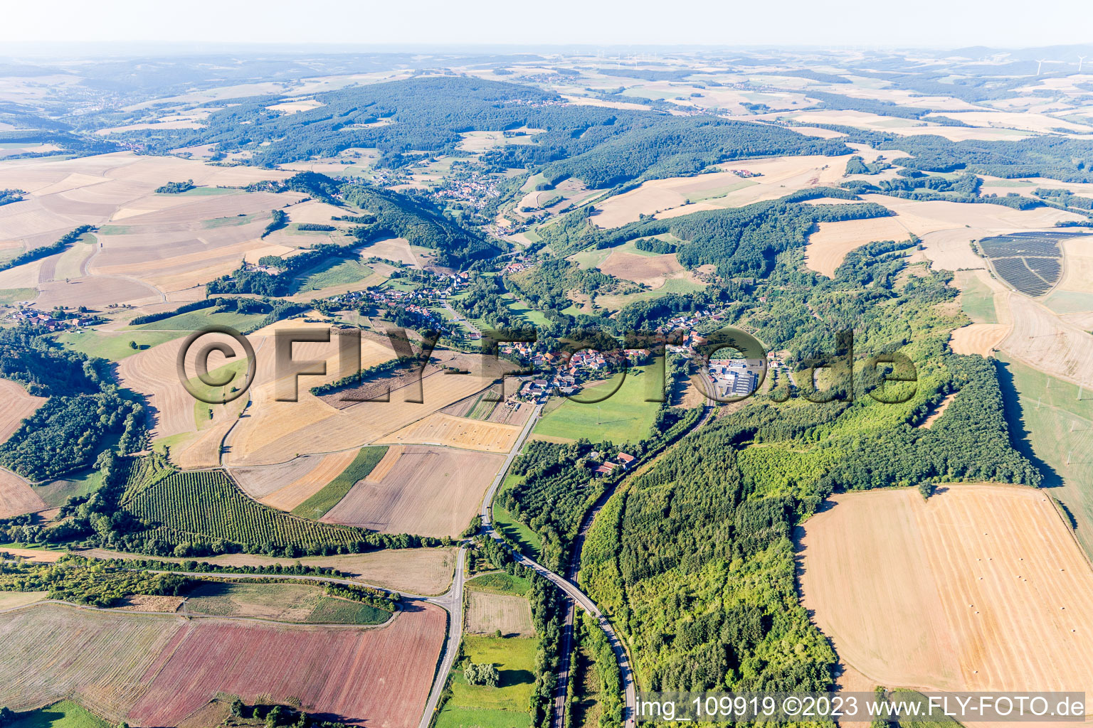 Alsenz dans le département Rhénanie-Palatinat, Allemagne d'en haut