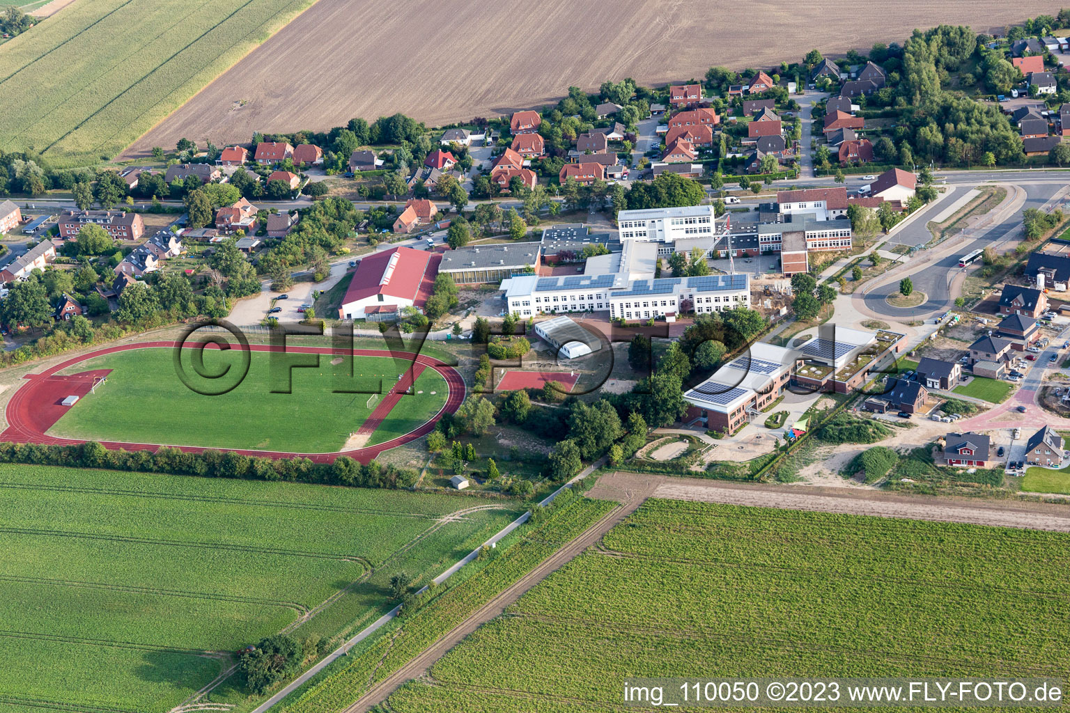 Embsen dans le département Basse-Saxe, Allemagne vue d'en haut