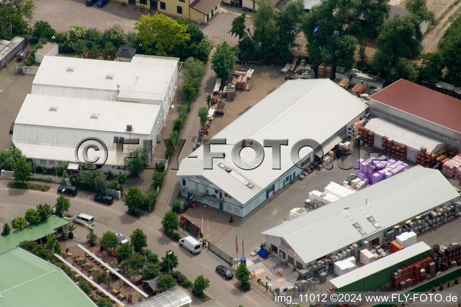 Photographie aérienne de Zone commerciale Horstring à le quartier Minderslachen in Kandel dans le département Rhénanie-Palatinat, Allemagne