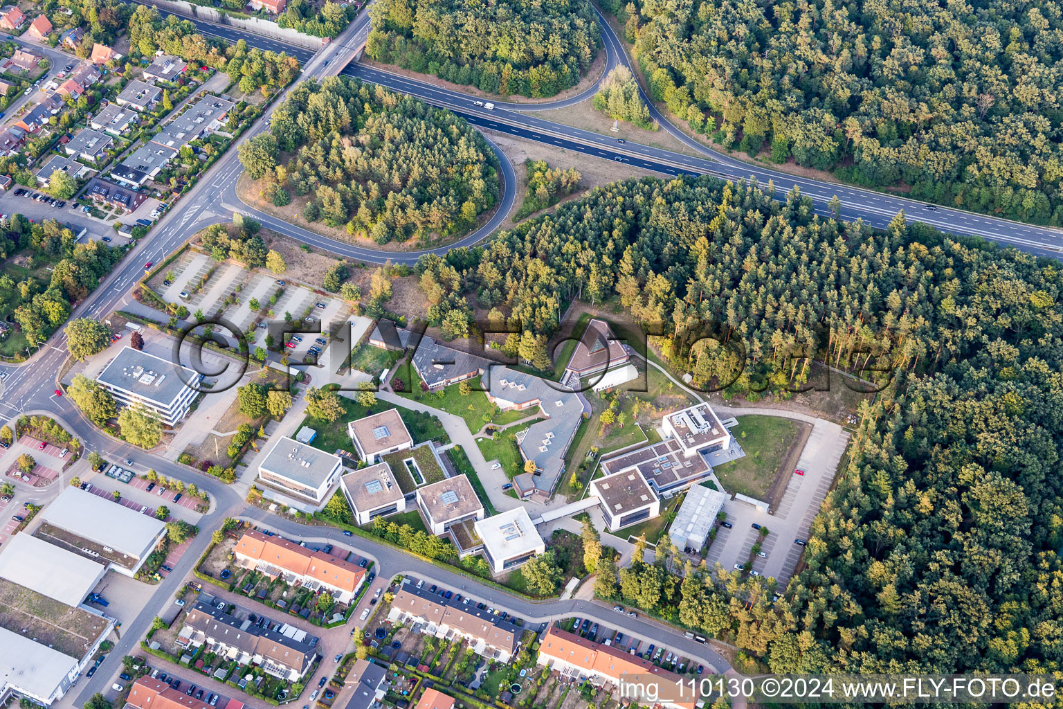 Vue aérienne de Campus- Werum Software & Systems AG et Werum IT Solutions GmbH dans le quartier de Moorfeld à le quartier Lüne-Moorfeld in Lüneburg dans le département Basse-Saxe, Allemagne