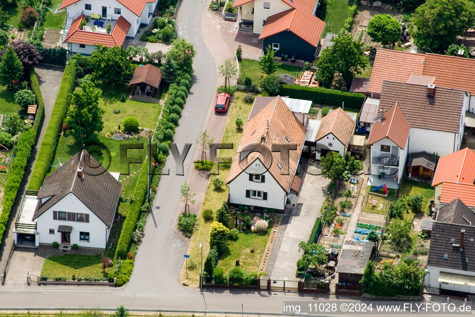 Vue aérienne de Barbelroth dans le département Rhénanie-Palatinat, Allemagne