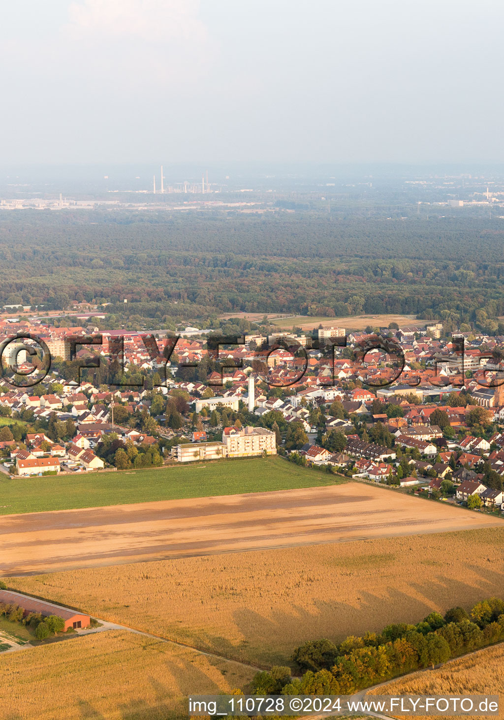 Image drone de Kandel dans le département Rhénanie-Palatinat, Allemagne