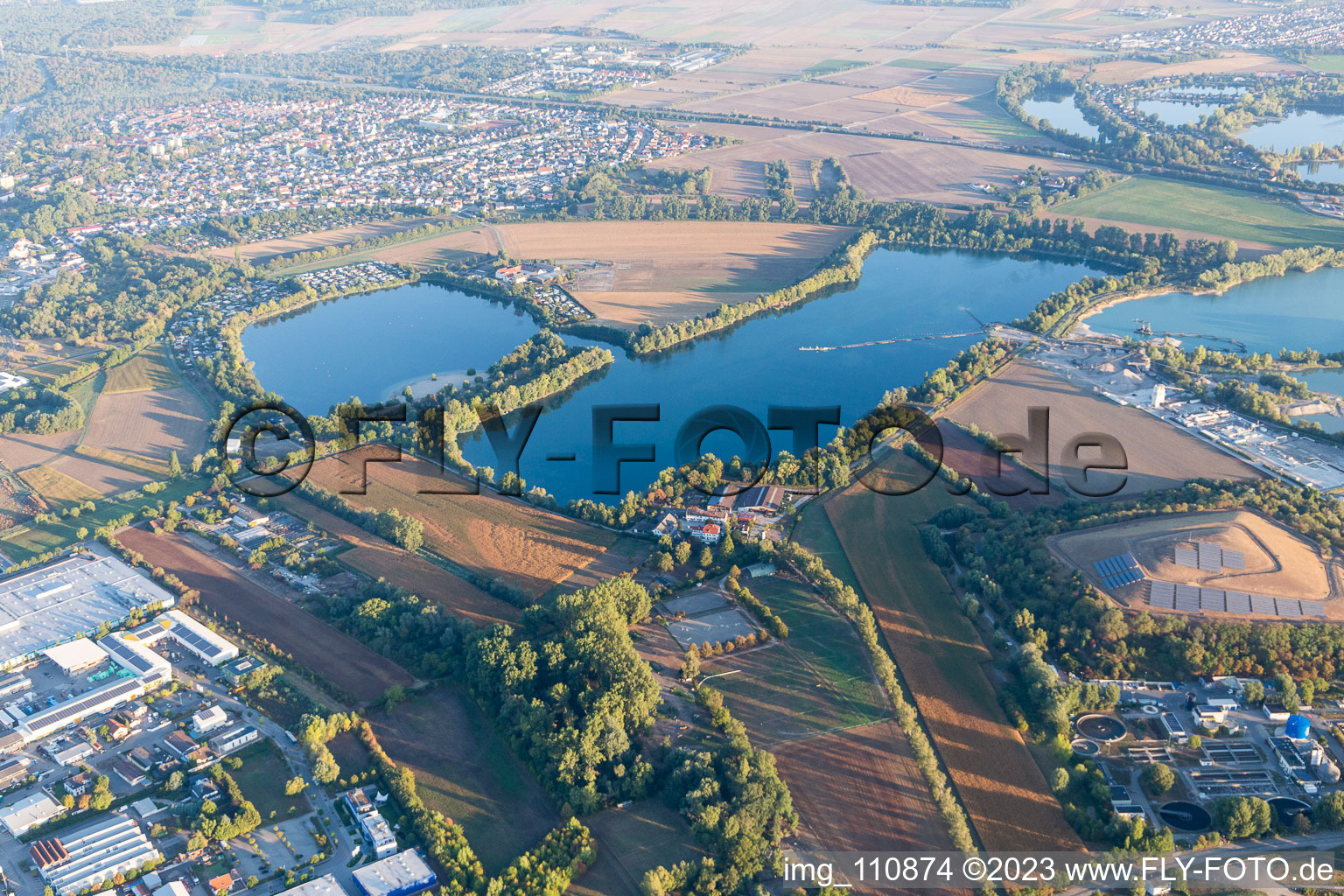 Speyer dans le département Rhénanie-Palatinat, Allemagne vue du ciel