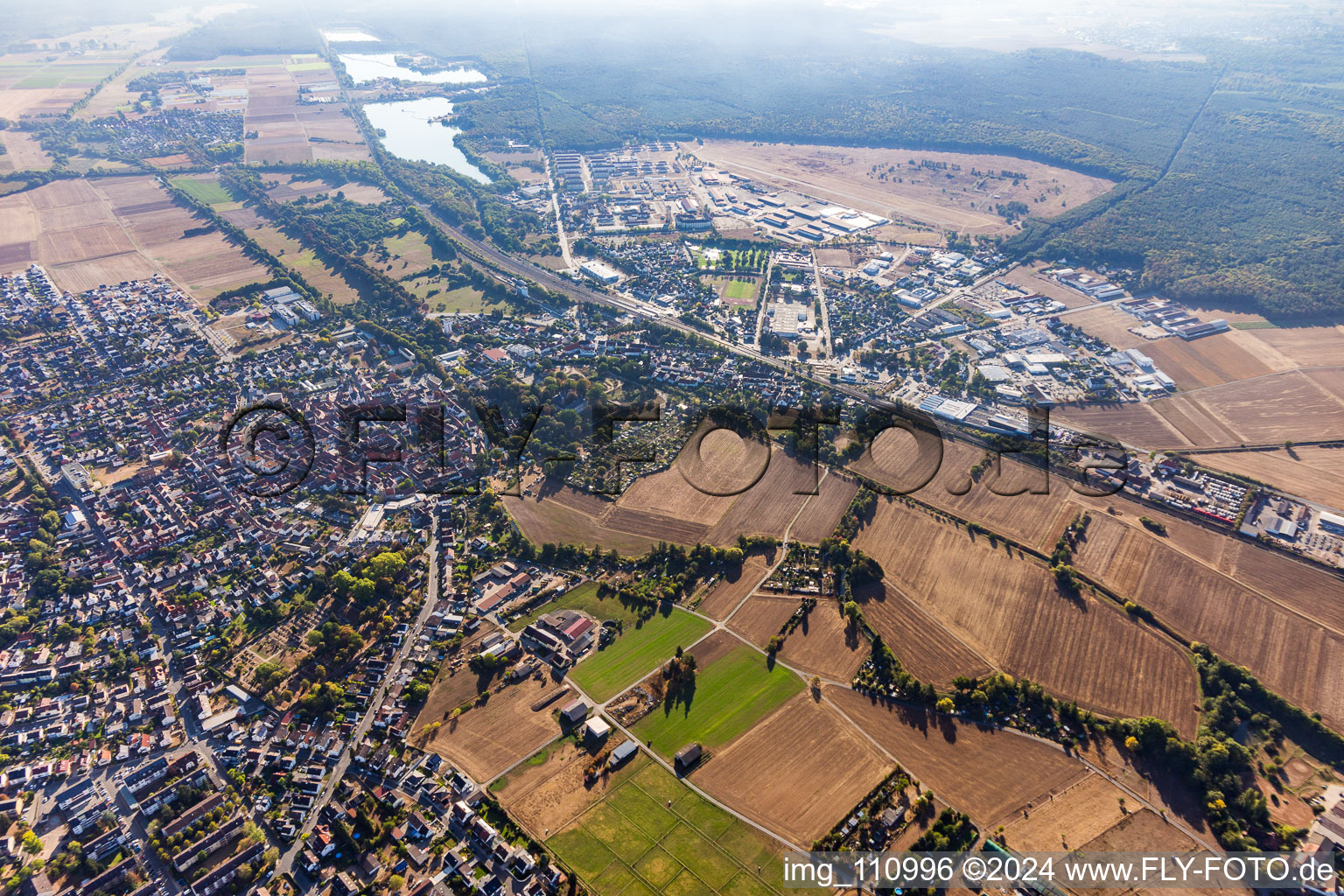 Image drone de Babenhausen dans le département Hesse, Allemagne