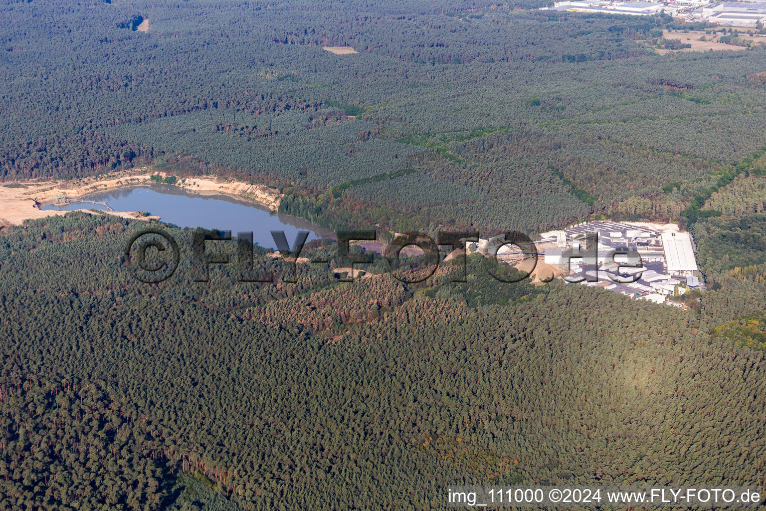 Vue aérienne de UNIKA à Rodgau dans le département Hesse, Allemagne