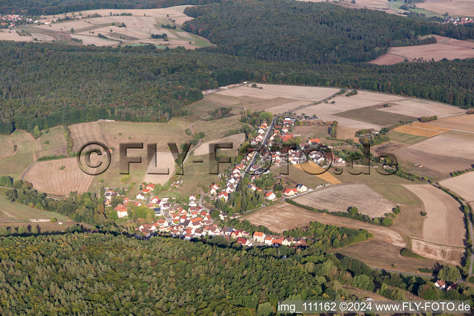 Vue aérienne de Koppenwind dans le département Bavière, Allemagne