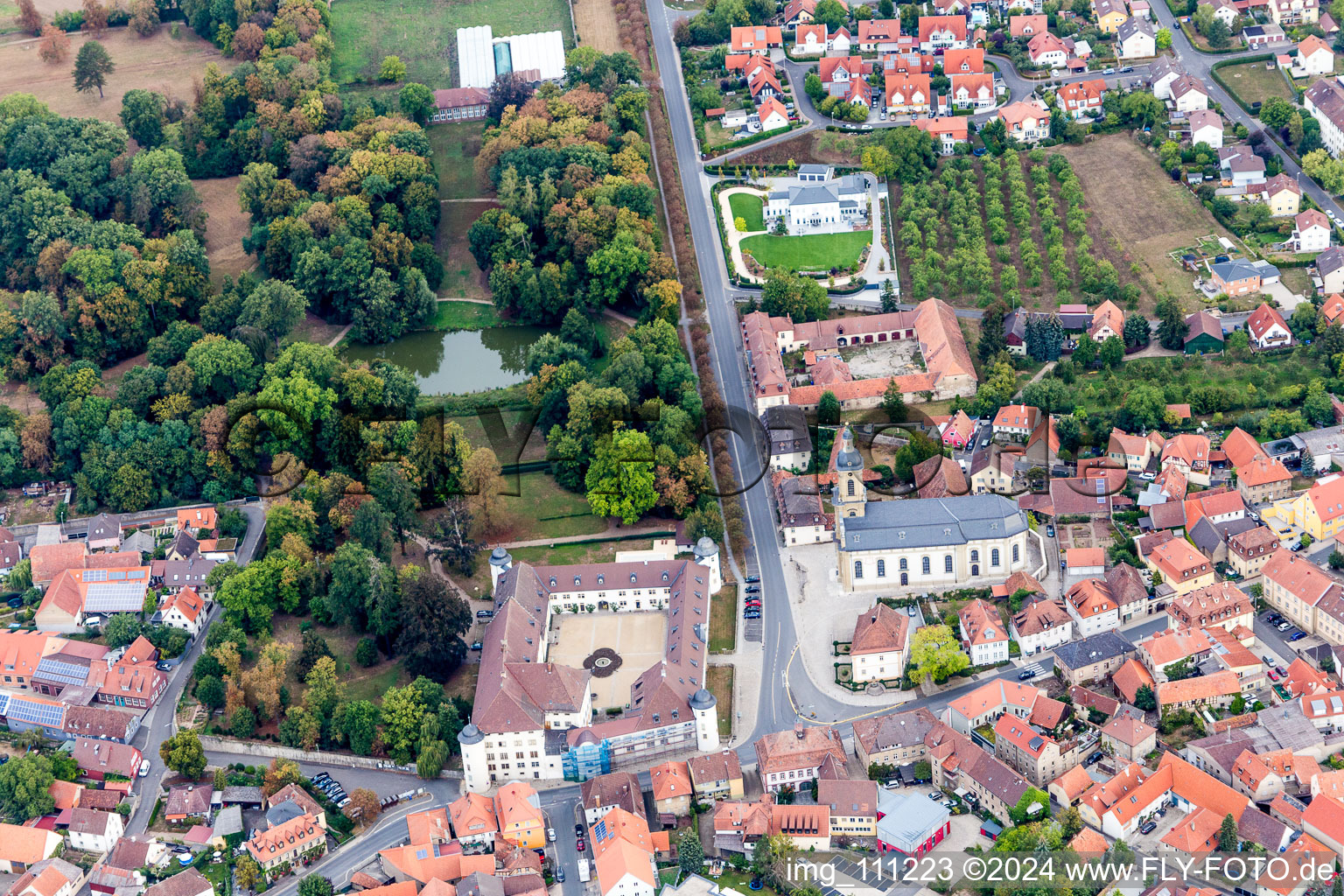 Wiesentheid dans le département Bavière, Allemagne d'en haut