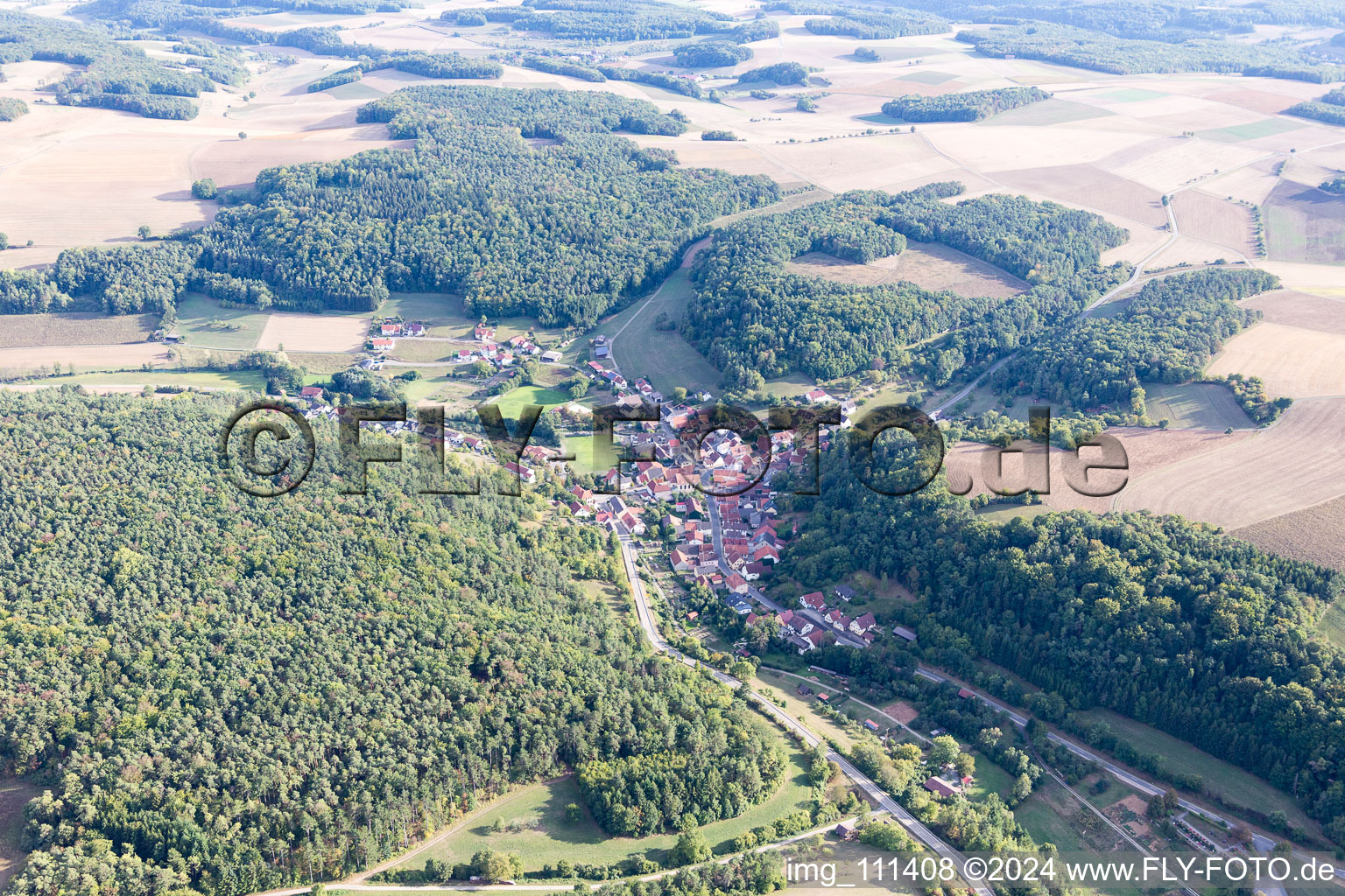 Photographie aérienne de Quartier Kupprichhausen in Boxberg dans le département Bade-Wurtemberg, Allemagne