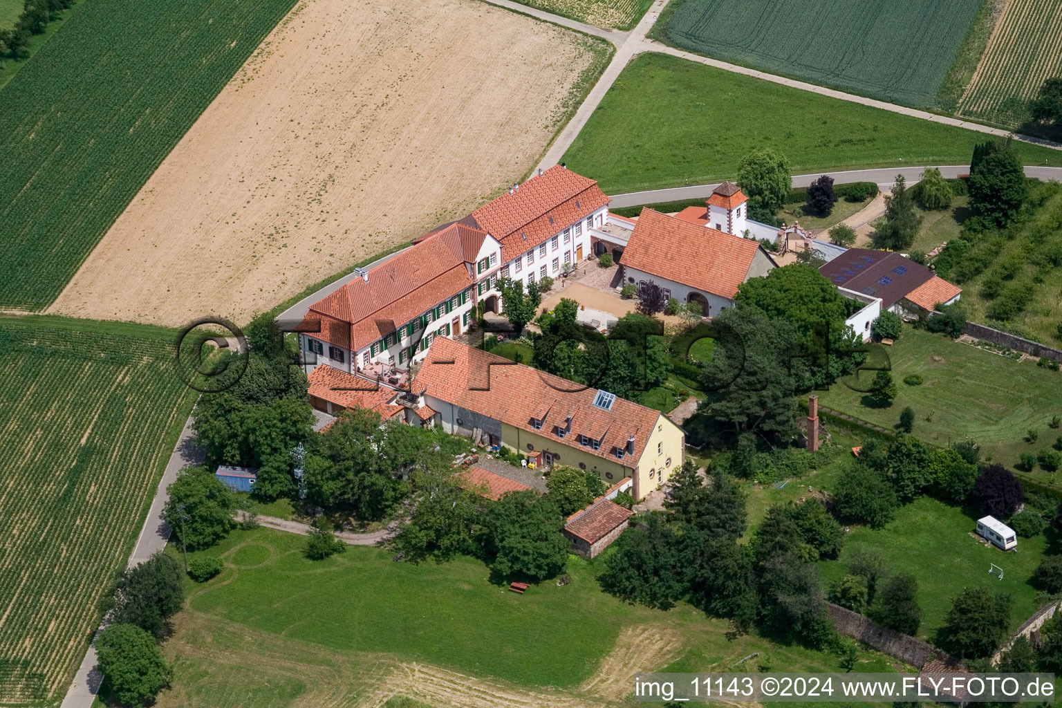 Photographie aérienne de Atelier pour résidences-services Atelier pour talents cachés à but non lucratif GmbH à Haftelhof à le quartier Haftelhof in Schweighofen dans le département Rhénanie-Palatinat, Allemagne