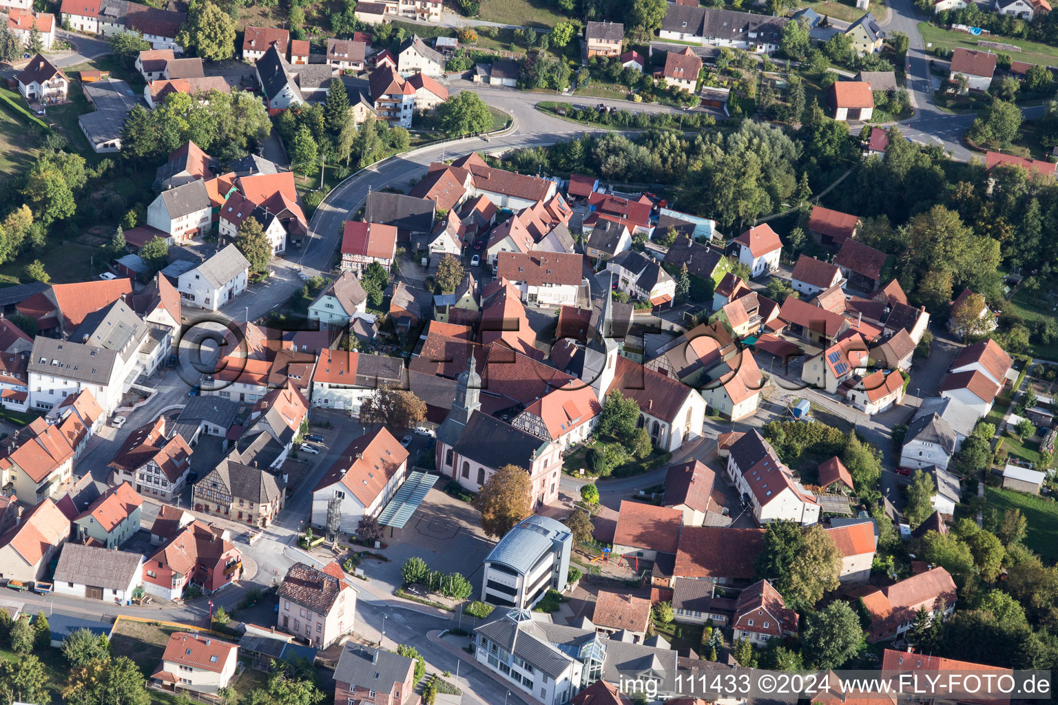 Rosenberg dans le département Bade-Wurtemberg, Allemagne d'en haut