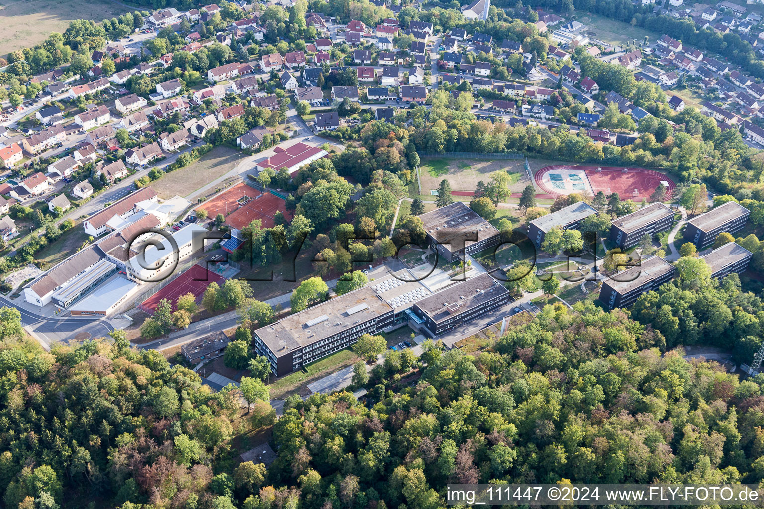 Photographie aérienne de Adelsheim dans le département Bade-Wurtemberg, Allemagne