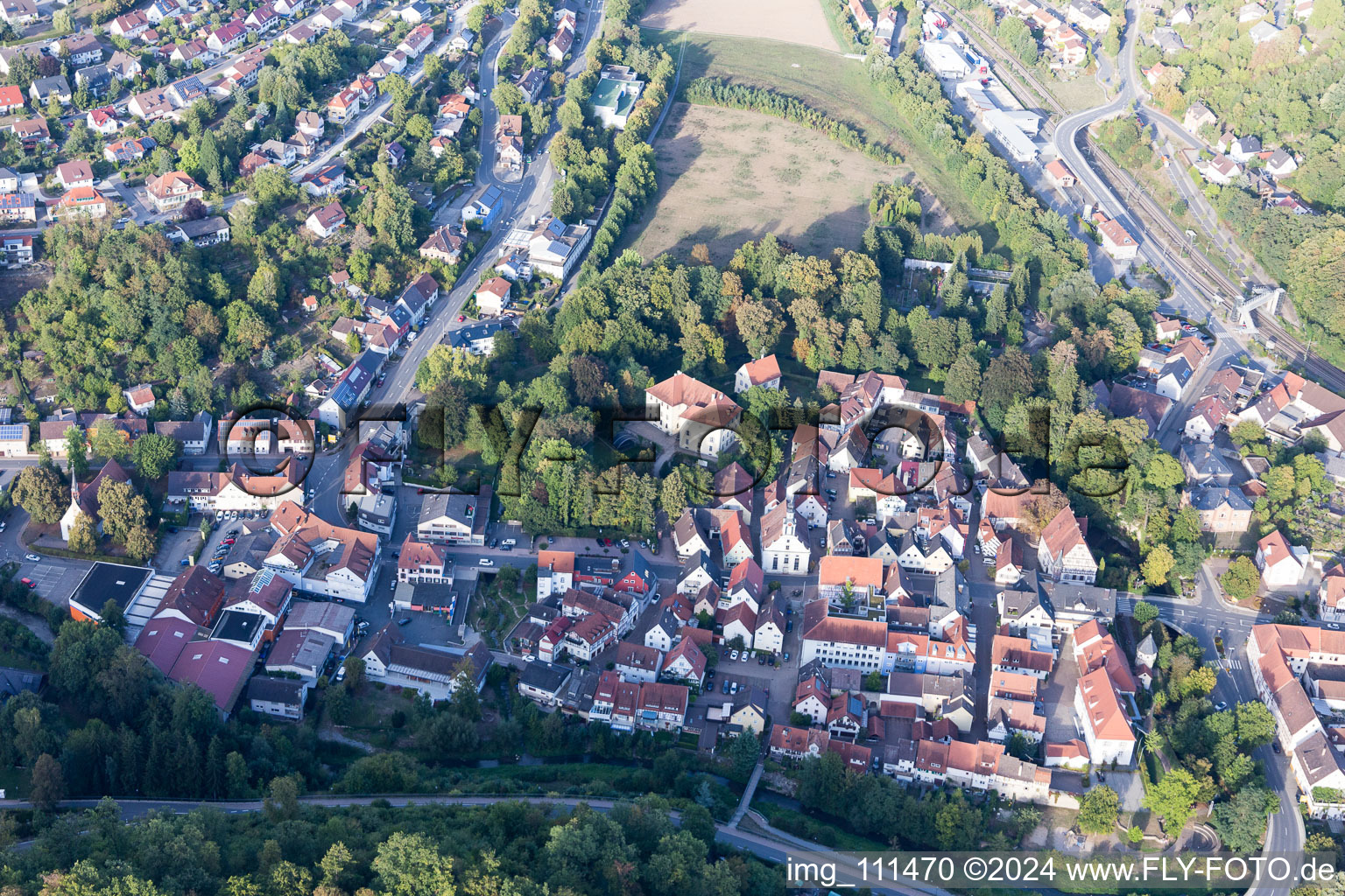 Image drone de Adelsheim dans le département Bade-Wurtemberg, Allemagne