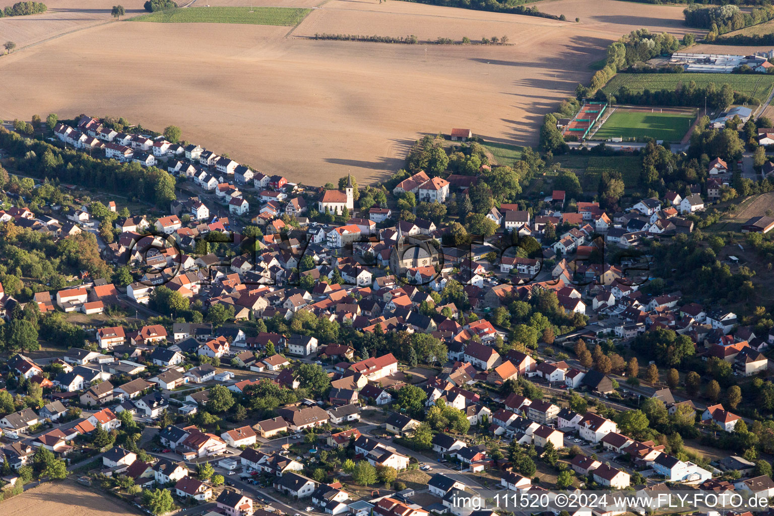 Photographie aérienne de Quartier Obergimpern in Bad Rappenau dans le département Bade-Wurtemberg, Allemagne