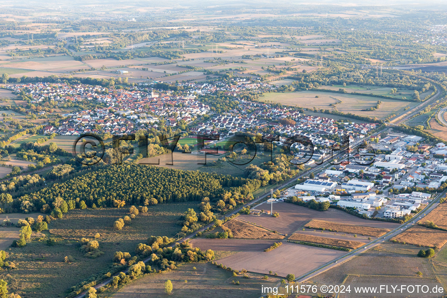 Photographie aérienne de Quartier Ubstadt in Ubstadt-Weiher dans le département Bade-Wurtemberg, Allemagne