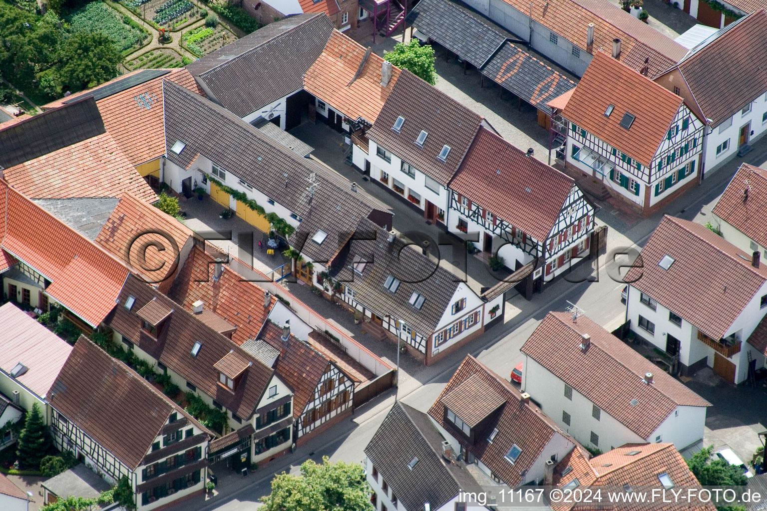 Winden dans le département Rhénanie-Palatinat, Allemagne depuis l'avion