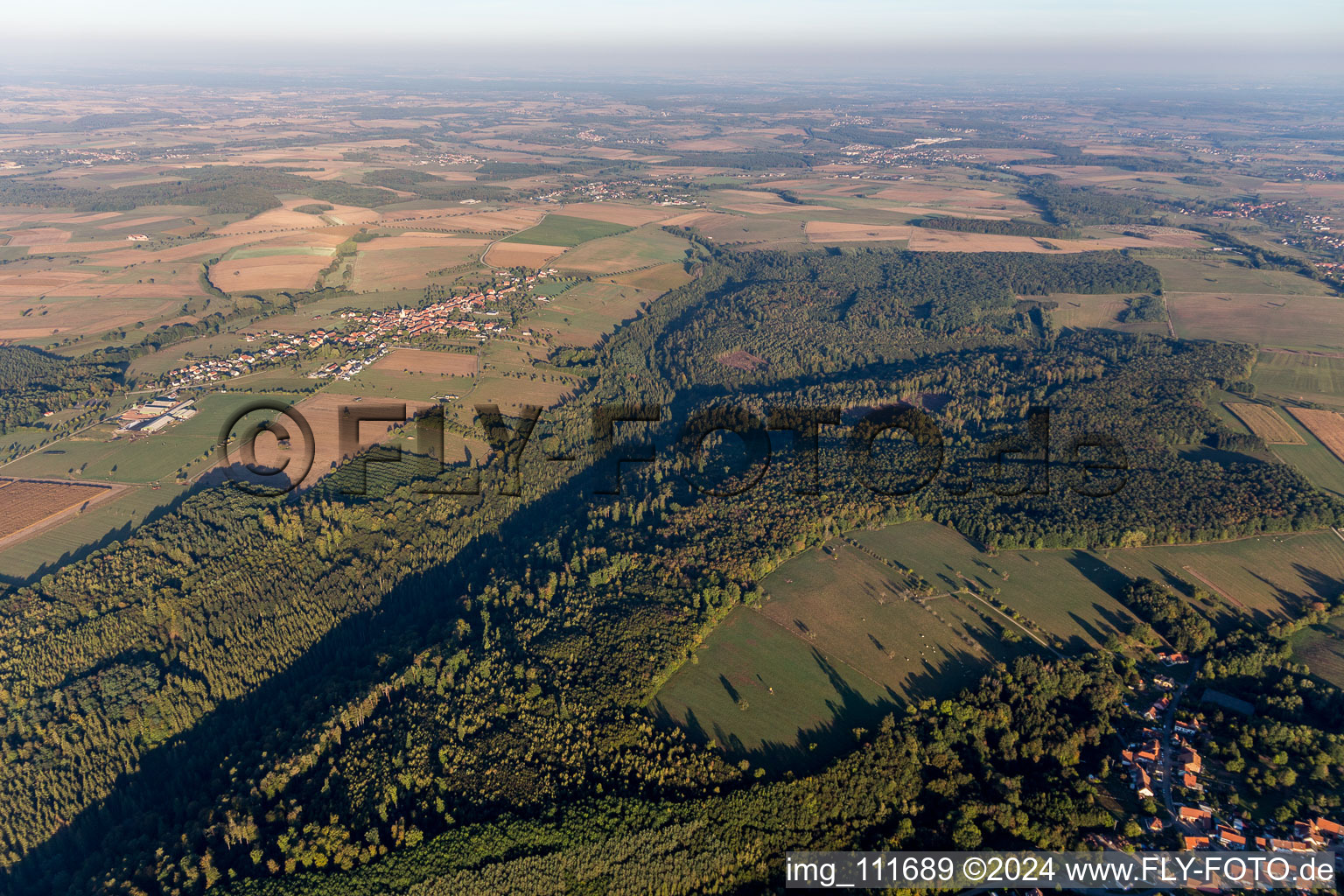 Photographie aérienne de Eschbourg dans le département Bas Rhin, France