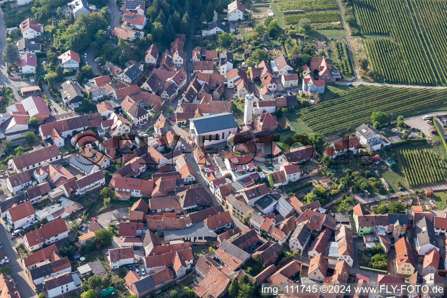 Photographie aérienne de Eschbach dans le département Rhénanie-Palatinat, Allemagne